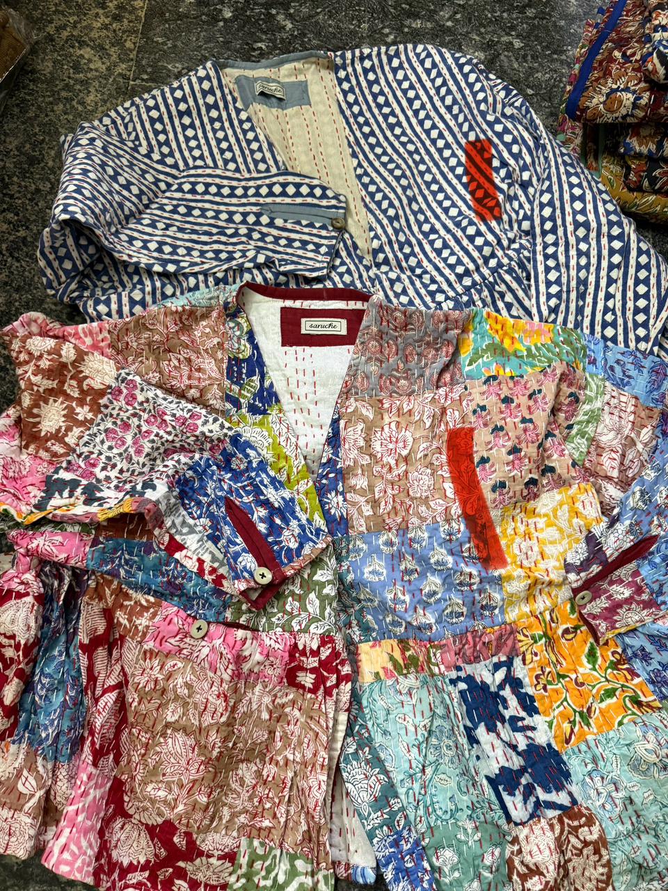 新品♪saruche インディアコットンジャケット　サルーチェ 新品♪saruche インディアコットンジャケット サルーチェ 新品