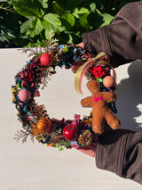 アフリカンプリント・クリスマスリース