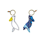 Shibiroko Leather Keychain -Draft-