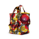 ファブリック・ブックトート - 陽だまりの花畑 -