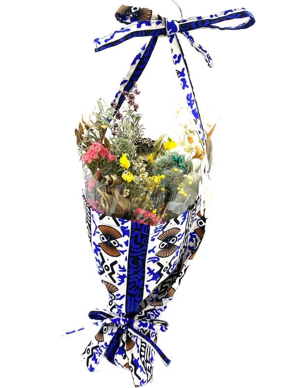 Flower bouquet bag -ancient sea-