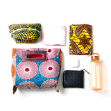 アケロポシェット 38 - ビッグアイ・ターコイズ&カーキ -