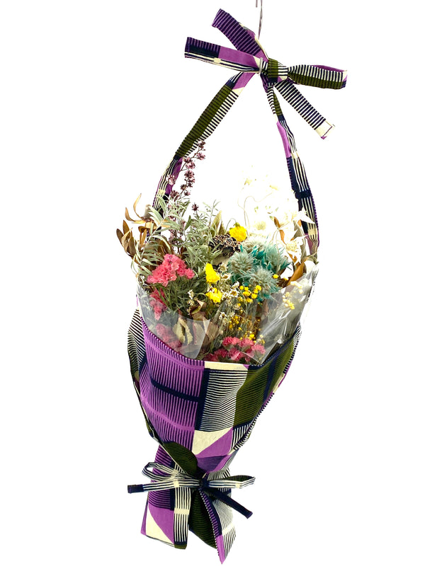 Flower bouquet bag -purple mystery-