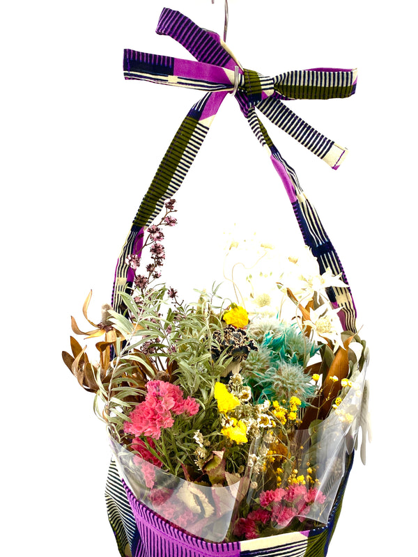 Flower bouquet bag -purple mystery-