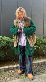 リラックス・ワイド・パンツ - 宵のしずく-