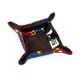 アクセサリーケース - ビッグアイ・ブルーピンク&カーキ -