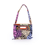 Akello Pochette 38 -Ee Blue Orange & White Blue-