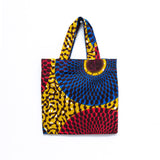 プティバッグ - ビッグアイ・ブルーピンク&カーキ -