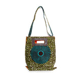 ミニアケロ 38 - ビッグアイ・ターコイズオレンジ&カーキ -