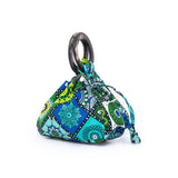 プリント・バルーンバッグ - 幾何学・森の万華鏡 -