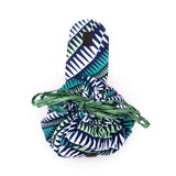 メイクアップポーチ - グリーンライン -