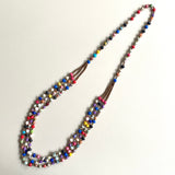 ペーパービーズ・クリスティン・ネックレス - カラフルキャンディ -