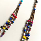 ペーパービーズ・クリスティン・ネックレス - カラフルキャンディ -