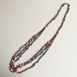 ペーパービーズ・クリスティン・ネックレス - カラフルキャンディ -