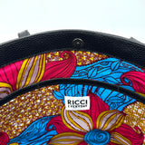 レザー・ブックトートL - ブラック -