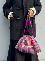 One Handle Kinchaku - Baby Pink -