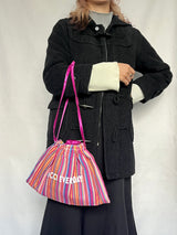 One Handle Kinchaku - Baby Pink -