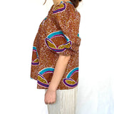 Gather blouse -Pearl-