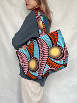 ファブリック・ブックトート - 輝きの道 -