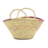 Uganda Simple Basket -Pink-
