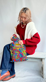 キューブポーチ - グッドムードフラワー -