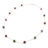 Star necklace -purple-