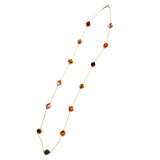 スターネックレス - オレンジ&ブラック -