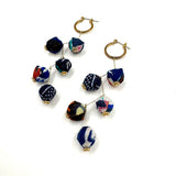 スターピアス・ショート - ブラック&ホワイト -