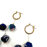 スターピアス・ショート - ブラック&ホワイト -