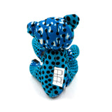 アフリカンプリント・テディベアw/ギフトバッグ - スカイ・ポップ -