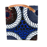 アフリカンプリント・テディベアw/ギフトバッグ - オーシャン・スピリット -