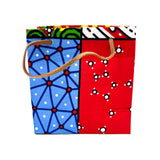 アフリカンプリント・テディベアw/ギフトバッグ - アフリカン・カーニバル -