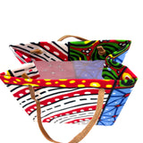 アフリカンプリント・テディベアw/ギフトバッグ - アフリカン・カーニバル -