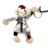 チンパンジーキーホルダー - グレークラウド -