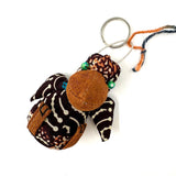 ハシビロコウ・バーククロス・キーホルダー - ショコラゼブラ -