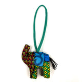 アニマルドール・チャーム・ゾウ - グリーンミックス -