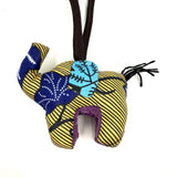 アニマルドール・チャーム・ゾウ - サファリブルー -