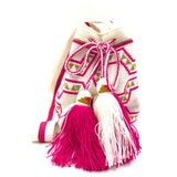 モチーラ・ウナエブラ・スパークル M - ホワイト&ピンク -