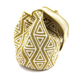 モチーラ・ウナエブラ・スパークル M - ホワイト&ゴールド -