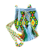 モチーラ・ウナエブラSS - ライトブルー&グリーン -