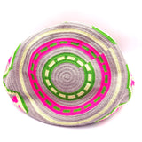 ススバッグ - ピンク&グリーン -