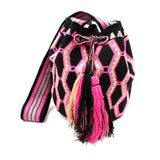 モチーラ・ウナエブラL - ピンク&ブラック -