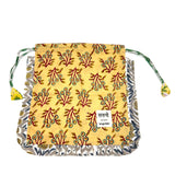 【saruche】ショッパーバッグM - ハニー・フラワー -