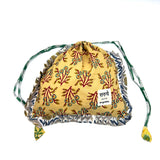 【saruche】ショッパーバッグM - ハニー・フラワー -