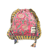 【saruche】ショッパーバッグS - ラズベリーピオニー -