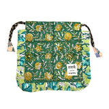 【saruche】ショッパーバッグS - トロピカル・グリーンズ -