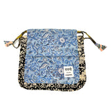 【saruche】ショッパーバッグS - アクア・ヴァイン -