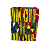 アフリカンプリント・ビッグテディw/ギフトバッグ - ジャングルモザイク -