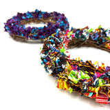 アフリカンプリント・カラフルリースセット