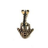 ヨガ・ウッドゼブラ・チャーム